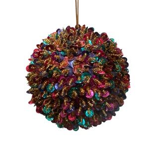 Colorful Sequin Ornament by Jim Marvin